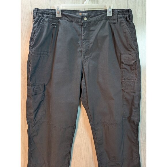 511 Tactical Pants Mens 40x31 Black Cargo Pro Ripstop Elastic Waist 74273 - Picture 2 of 10